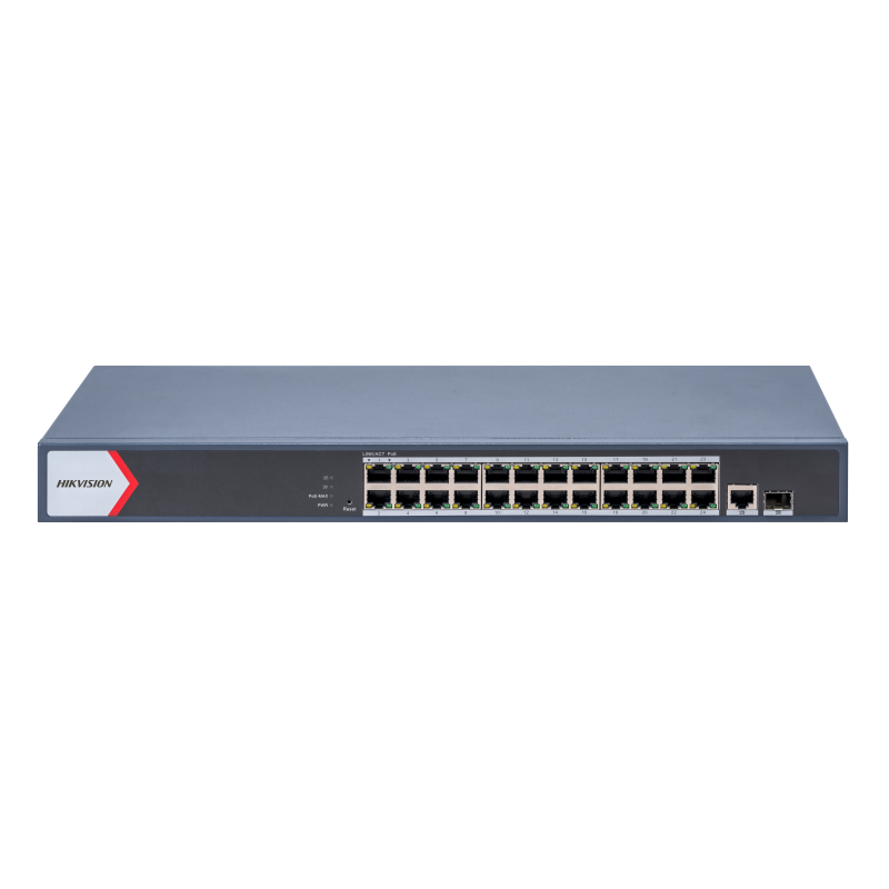 HIKVISION DS-3E1526P-EI/M -24× 1Gbit -PoE switch-230W - Sieťové pro...