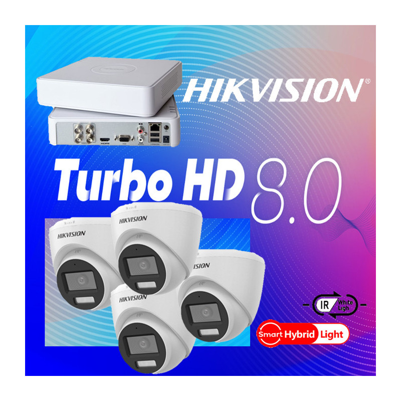 SET-4-HIKVISION-2MP-THD8-DS-2CE78D0T-LFS-FULL HD-IR30m - Hikvision ...