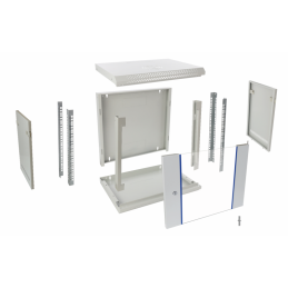 Skriňa 19"RACK závesná 9U/540x400 - RACK skrine a príslušenstvo