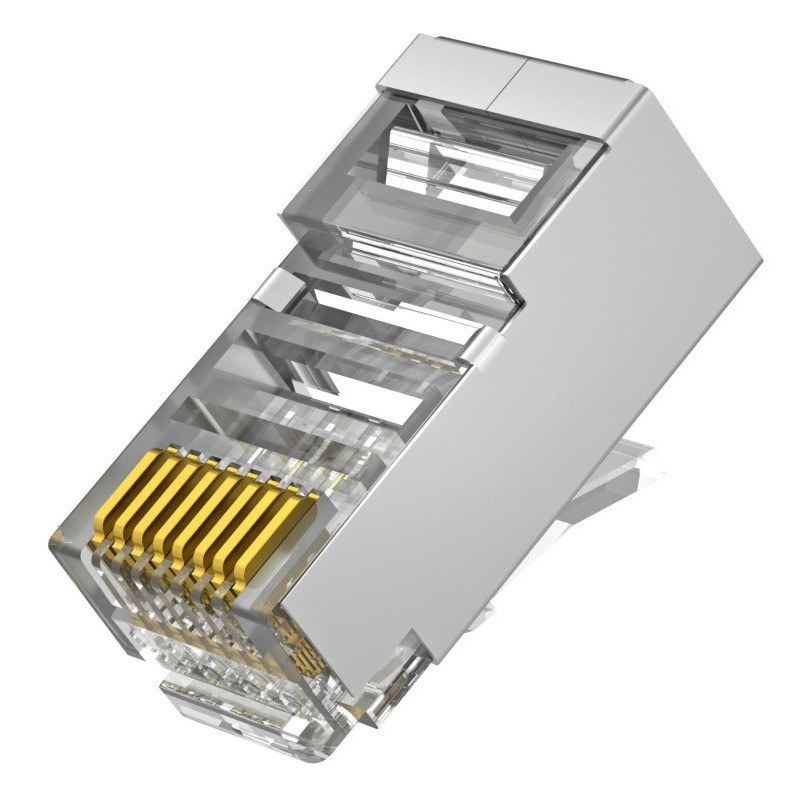 Konektory tienené RJ45 Cat6 -10ks - Inštalačný materiál ostatné