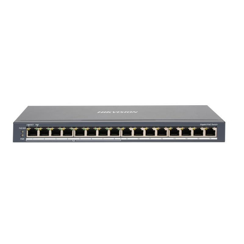 HIKVISION DS-3E0516P-O-8 16Gbit switch-110W - Sieťové produkty
