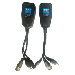 Konvertor UTP/sada TVI Prevodnik s napájanim na RJ45 - Inštalačný m...