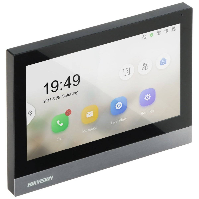 HIKVISION DS-KH8380-WTE1 - vnút. IP jednotka, 7" WiFi - PRÍSTUPOVÉ ...