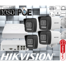 Kamerový set-NVR s PoE+4x IP kamera-HIKVISION-DS-2CD1023G2-LIU